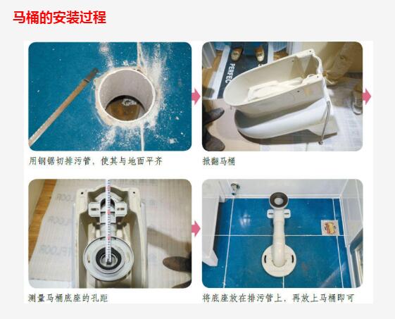 马桶的安装过程