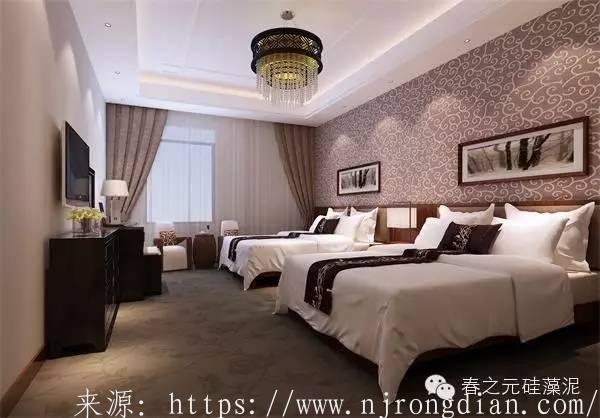 硅藻泥宾馆装饰效果图示例1