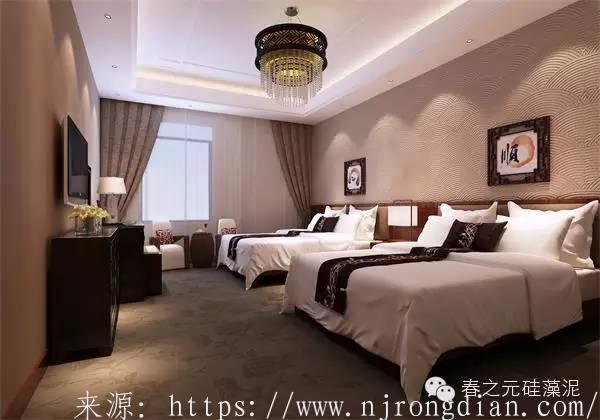硅藻泥宾馆装饰效果图示例2